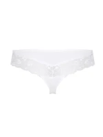 Dámská tanga Lovely Micro Brazilian String bílá - TRIUMPH