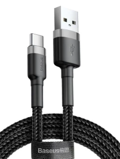 BASEUS USB-C KABEL CAFULE CATKLF-UG1 2A 3M ČERNÝ