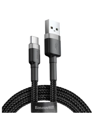 BASEUS USB-C KABEL CAFULE CATKLF-UG1 2A 3M ČERNÝ