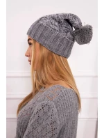 Fleecová čepice Paris K213 světle šedá