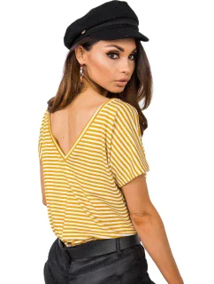 Tričko TP TS 5480.97P bílá a žlutá