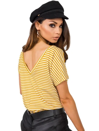 Tričko TP TS 5480.97P bílá a žlutá Tričko TP TS 5480.97P bílá a žlutá