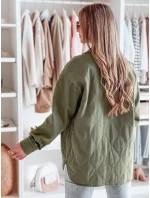 Dámská přechodná košilová bunda oversize KOSMOJACK khaki FashionStreet TY4840 Dámská přechodná košilová bunda oversize KOSMOJACK khaki FashionStreet TY4840