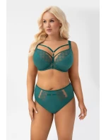 Gorsenia F004 Kasja Zelené kalhotky M-4XL