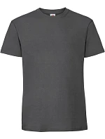 Fruit of the Loom Iconic 195 T Pánské těžké tričko 16.1422 light graphite