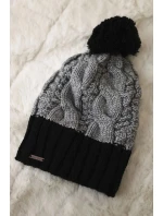 Paris fleecová čepice K212 šedá+černá Paris fleecová čepice K212 šedá+černá
