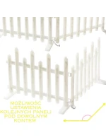 DEKORATIVNÍ LED PŘEKÁŽKY 8KS TEPLÁ BÍLÁ