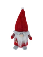 VÁNOČNÍ TRPASLÍK 30CM ČERVENÝ