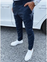 Pánské tmavě modré kalhoty FashionStreet chinos UX4393