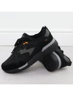 Voděodolné černé sportovní polobotky Rieker U1403-01