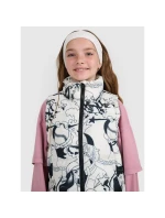 Dívčí rukávy bez rukávů se syntetickou výplní 4F 4FJRAW25TVJAF320-11A dětské Dívčí rukávy bez rukávů se syntetickou výplní 4F 4FJRAW25TVJAF320-11A dětské