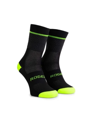 Ponožky Rogelli HERO II černá-fluor 40-43