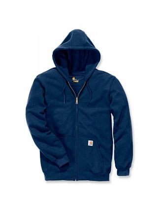 Mikina s kapucí a zipem Carhartt Zip Hooded Sweatshirt – new navy Mikina s kapucí a zipem Carhartt Zip Hooded Sweatshirt – new navy