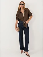 MI košile KS 2337.18 tmavě hnědá MI košile KS 2337.18 tmavě hnědá