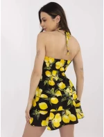 Šaty MI SK 23708.60 černá a žlutá