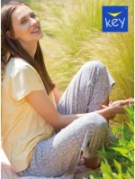 Pyžamo Key LNS 794 A24 cr/r S-XL dámské Pyžamo Key LNS 794 A24 cr/r S-XL dámské