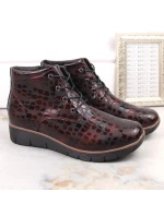 Filippo W PAW376B vínové zateplené kožené boty na podpatku Filippo W PAW376B vínové zateplené kožené boty na podpatku