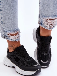 Modní Dámské Sportovní Boty S Síťovinou Černá Venice