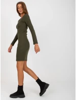EM SK 673 šaty.78P khaki EM SK 673 šaty.78P khaki