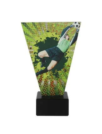 Skleněná fotbalová trofej Triumph