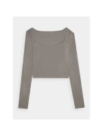 Dámské hladké tričko s dlouhým rukávem 4F 4FRSS24TLONF499-82S