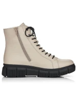 Rieker W X3428 béžové zateplené boty