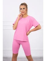 Komplet top+legginsy jasno różowy Komplet top+legginsy jasno różowy