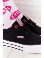Dámské Tenisky Na Platformě CROSS JEANS FF2R4002C Černé