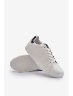 Nízké pánské tenisky z ekologické kůže Big Star NN174282 bílé