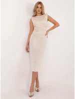 Šaty DHJ SK 19833.78P světle béžové Šaty DHJ SK 19833.78P světle béžové