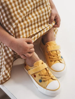 Dětské Tenisky Se Suchým Zipem BIG STAR JJ374056 Žluté