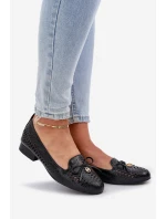 Lakované Děrované Baletky S Mašlí Eko Kůže Černé Amepitrea Lakované Děrované Baletky S Mašlí Eko Kůže Černé Amepitrea