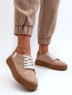 Dámská sportovní obuv NN276002 / 197885 Béžová - Big Star