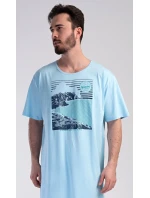 Pánská noční košile s krátkým rukávem Wander