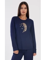 Dámské pyžamo dlouhé Peří