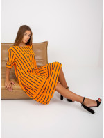 Dámské šaty DHJ SK 3243 oranžové