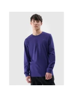 Pánské hladké tričko s dlouhým rukávem 4F 4FWMM00TLONM432-31S pánské Pánské hladké tričko s dlouhým rukávem 4F 4FWMM00TLONM432-31S pánské