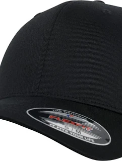 Flexfit 6277OC 6 panelová kšiltovka z bio bavlny 55.77OC black