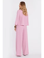 M905 Elegantní halenka s volnými rukávy - pudrová M905 Elegantní halenka s volnými rukávy - pudrová