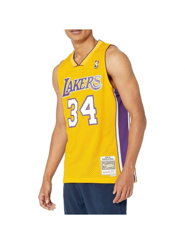 Mitchell & Ness pánský dres Los Angeles Lakers NBA Swingman Home Jersey Lakers 99 Shaquille O`Neal SMJYGS18179-LALLTGD99SON