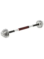 HMS STC21 2 x 10 kg činky v pouzdře chrom