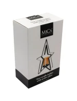 KOVOVÝ SVÍCEN 31,5 CM HVĚZDA SLÍDA