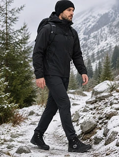 Pánské zimní turistické boty s izolací LOTTO 2401210U KETCHAM Černé