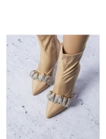 Boty na podpatku model 205130 Solea Boty na podpatku model 205130 Solea