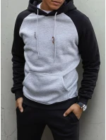 Pánská světle šedá mikina FashionStreet BX5492