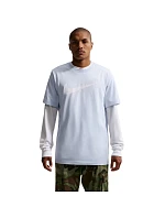 Pánské tričko Nike Nsw Tee Icon Swoosh modré DC5094 408 pánské Pánské tričko Nike Nsw Tee Icon Swoosh modré DC5094 408 pánské