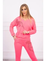 Zirkonová souprava panther set pink neon