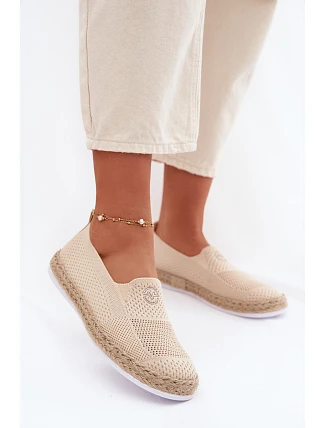 Dámské espadrilky Vinceza Béžové