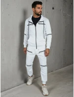 FashionStreet pánská bílá tepláková souprava AX0813