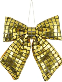 ZLATÝ DEKORATIVNÍ KOKODIL 15x17 cm MICA